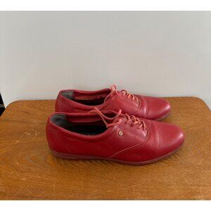 Easy Spirit Anti-gravity Motion Women's Lace Up Shoes Red 7.5 AA SKU 2817